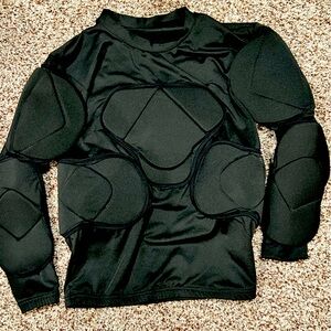 Boys football shirt with pads